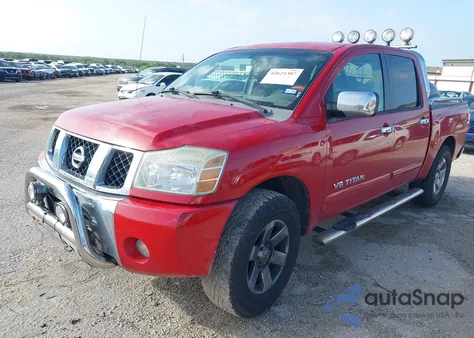 2006 Nissan Titan Se from USA, damaged, VIN 1N6BA07A66N547237